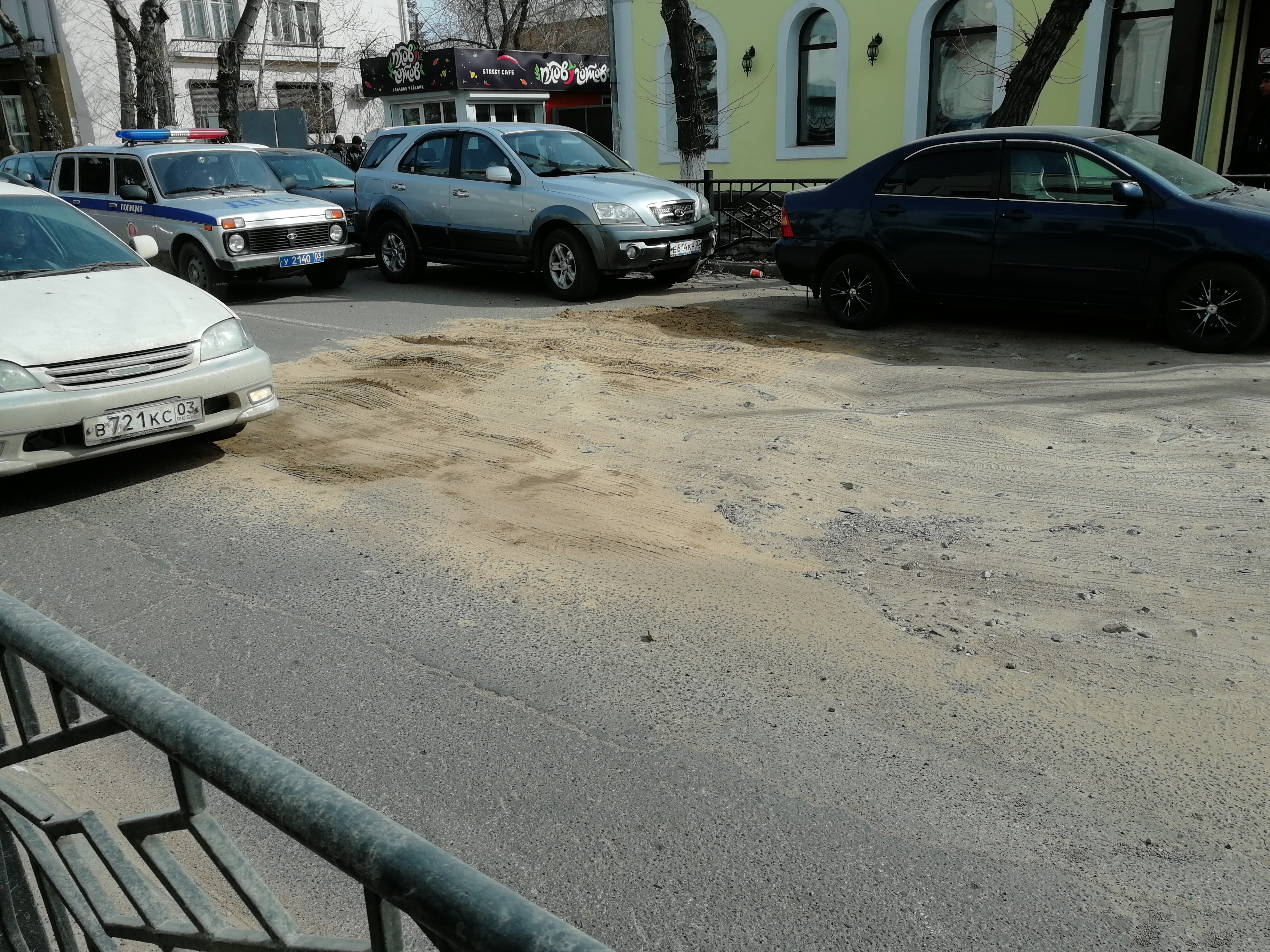 Активисты Народного фронта Бурятии провели проверку восстановления дорог после коммунальных аварий