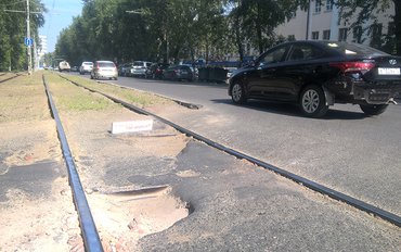 На гарантийных дорогах в Томске обнаружены многочисленные дефекты
