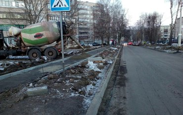 В Железногорске применяются противоморозные добавки при ремонте дорог