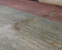 Тротуарная плитка по ул. Ленина, уложенная летом 2016 г. после зимы просела и образовались трещины. Плитка на клумбах после зимы в большинстве мест раскрошилась или отвалилась