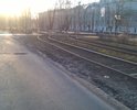 На пр. Кирова необходим ремонт дороги вдоль трамвайных путей.