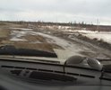 Федеральная трасса Усинск-Харьяга по которой каждый день ездят на работу. Дорога в опасных ямах, смещенных и разбитых плитах начиная с 56 км от г. Усинска.