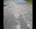 На участке дороги сделана имитация ямочного ремонта, дорога в отвратительном состоянии.