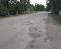 Дорога от храма до Кирова в ужасном состоянии.