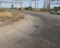Ужасное состояние дорожного покрытия на перекрестке улиц Автозаправочная и Энергетическая