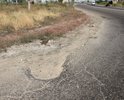 Ужасное состояние дорожного покрытия на перекрестке улиц Автозаправочная и Энергетическая