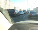 На Савеловской эстакаде в Москве нарушено соединение дорожного покрытия: можно остаться без колеса, наехав на него... требуется срочное исправление