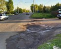 Неудовлетворительное состояние дорожного полотнам на улице Мичурина. Второй год нет ямочного ремонта в рп Николаевка