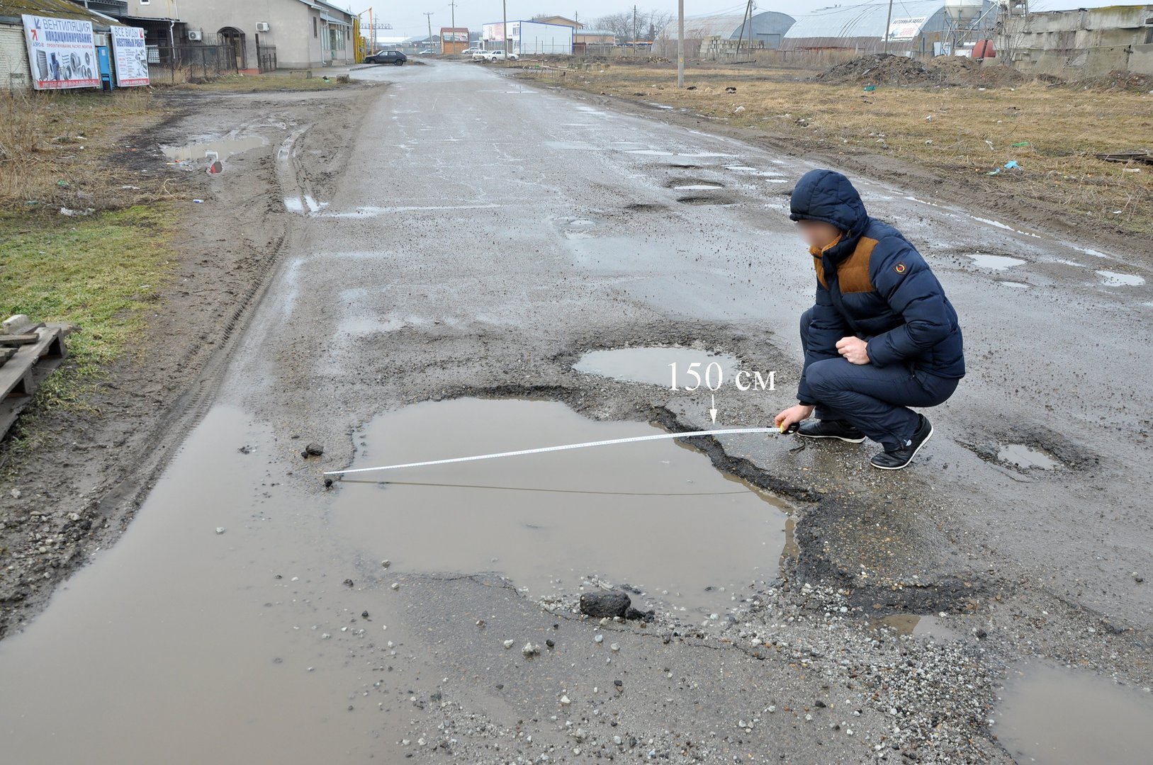 В Ейске начался ремонт самой рейтинговой дороги в рамках проекта «Дорожная инспекция ОНФ/Карта убитых дорог»