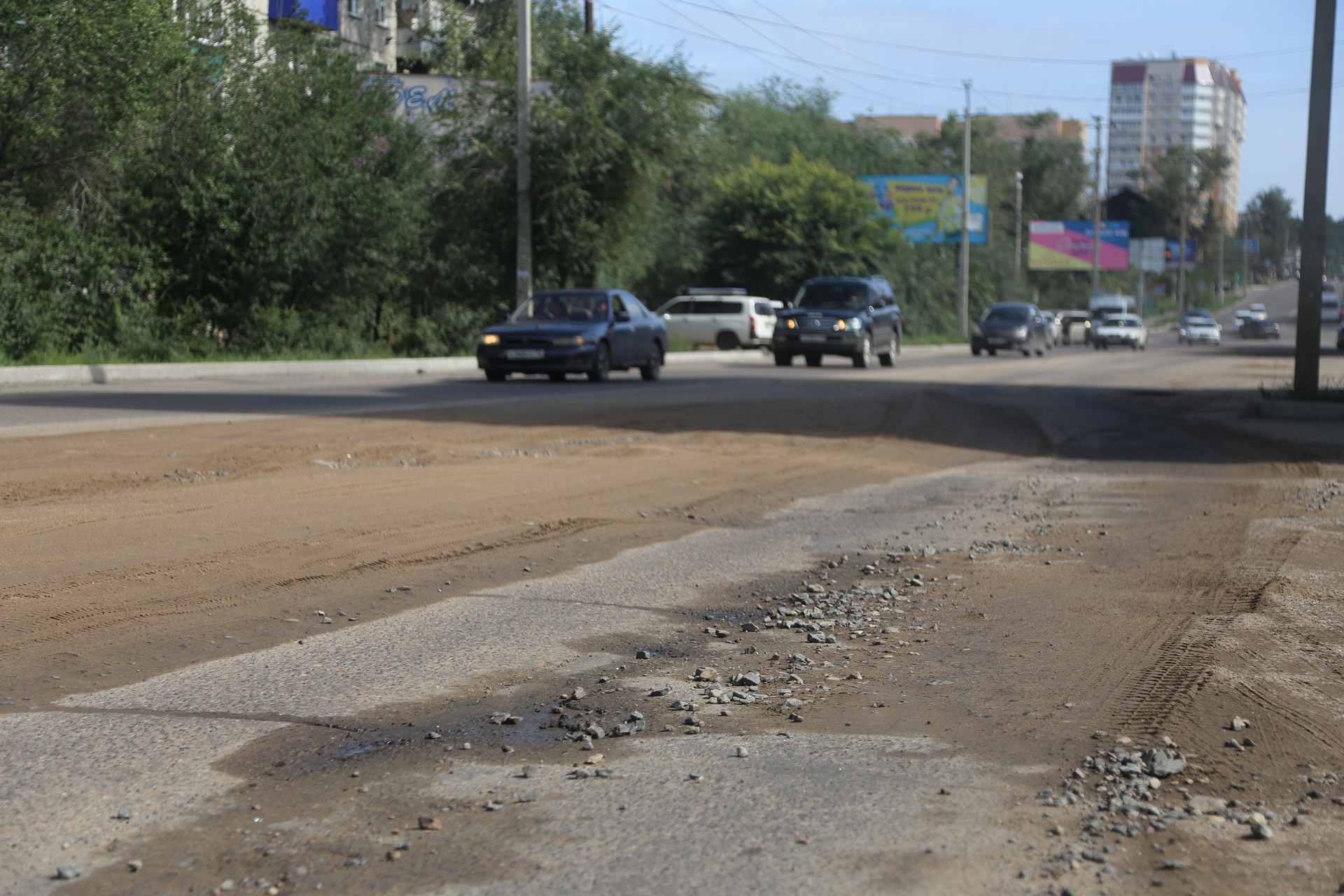 В Чите на ремонт дорог в этом году будет выделено всего 9 млн. руб.