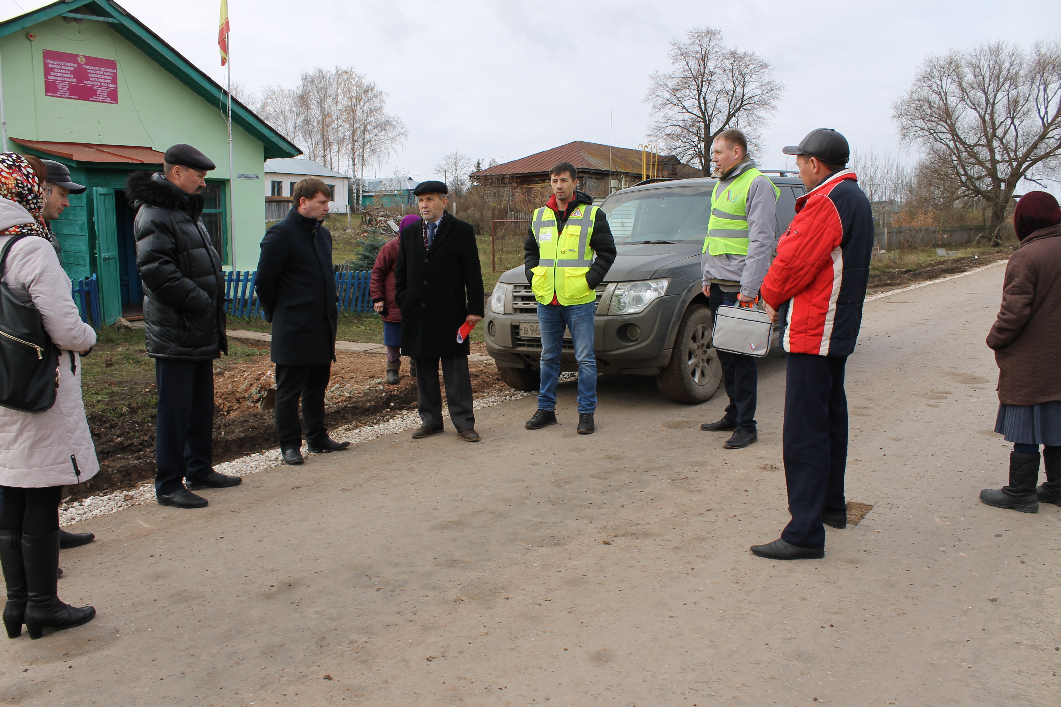 Активисты ОНФ в Чувашии выявили нарушения при строительстве дороги в селе Шигали Урмарского района