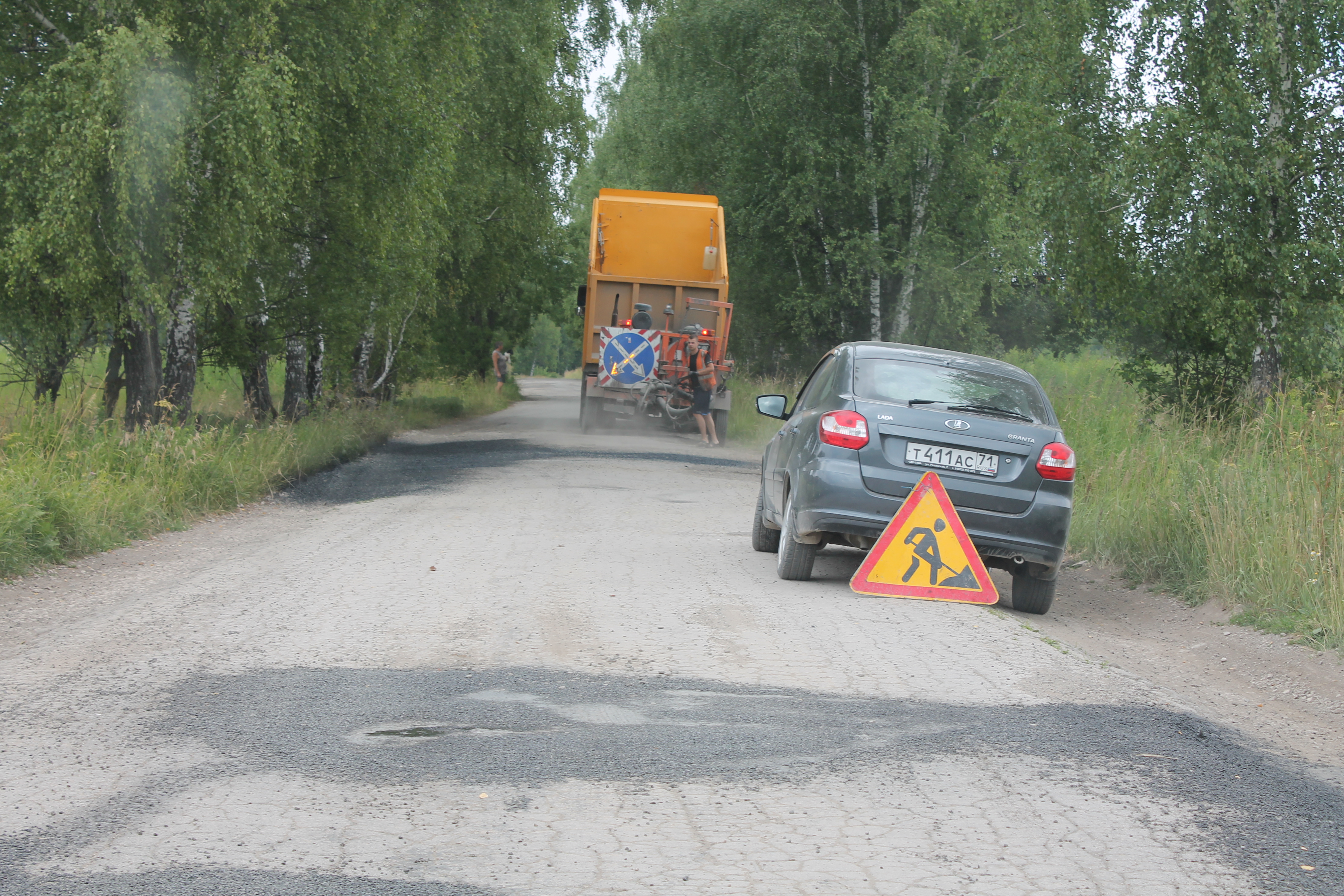 Активисты ОНФ добиваются ремонта дороги в деревне Журавка Большой Тулы