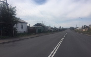 В Кызыле на одну «убитую» дорогу стало меньше
