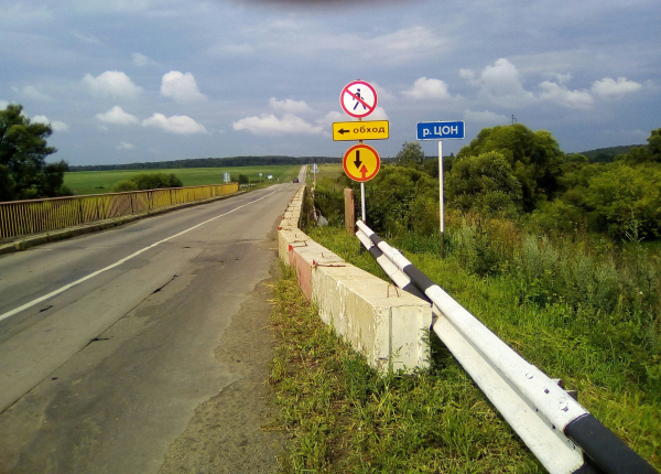 По инициативе ОНФ в Орловской области будет отремонтирован мост через реку Цон в Урицком районе
