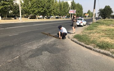 Самарские активисты Народного фронта добиваются ремонта аварийных дорог в Тольятти