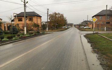 В Грозном отремонтирован еще один участок с "Карты убитых дорог"
