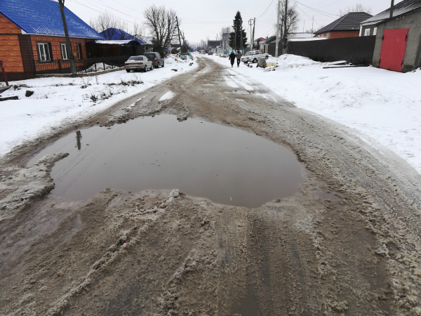 «Липовый» ремонт дороги в селе Девица