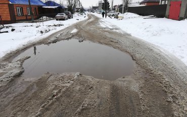 «Липовый» ремонт дороги в селе Девица