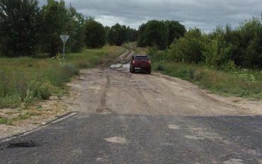 Жители села Сасыкино Рязанской области жалуются на плохое состояние дорог