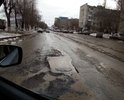 Улица Баррикадная от Циолковского до Рабоче-крестьянской вся изуродована многочисленными разрушениями