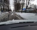 Комсомольская вся разбита. Сейчас спасает немного снег и лед. Ямы такие, что без колес остаться можно.