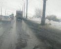 Ямы на дороге ведущей в Ленинский район города Ижевска, к выезду из города, в сторону жд вокзала. Образовались на проезжей части.