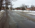 Множественные повреждения дорожного покрытия