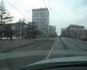 яма больших размеров на половину выделенной троллейбусной полосы ул. Радищева напротив КОНТИ. Троллейбусы объезжают по встречной полосе.