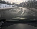 Дорога разбита полностью! Это "ворота в Европу"! Жители Светогорска и близлежащих населенных пунктов практически отрезаны от остальной России, т.к. это единственная дорога на выезд с нашего города. В другую сторону только Финляндия. Я вынужден ездить в Выборг через день и результат - ПЯТЬ колес за 2 недели! И пусть не говорят про "переход температуры воздуха через ноль", в той же Финляндии погода абсолютно такая же, но дороги не сходят каждой весной вместе со снегом.