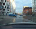 разбитая проезжая часть на перекрестке ул. К.Зеленко - ул. М.Горького