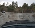 Множество ям на перекрестке.