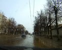 Участок очень неприятный, ям много, водители виляют и тормозят непредсказуемо.