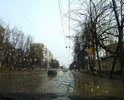 Участок очень неприятный, ям много, водители виляют и тормозят непредсказуемо.