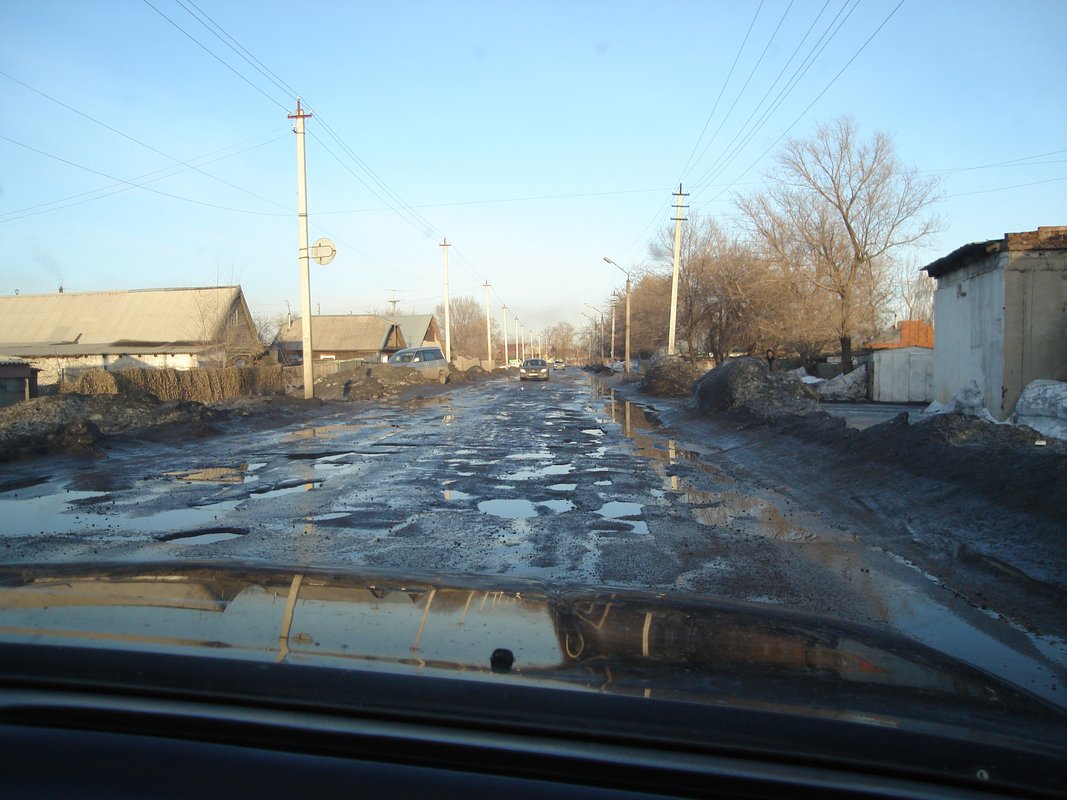 Карта убитых дорог города Рубцовск