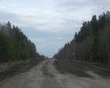 разбитый участок автодороги Николо-Павловское - Петрокаменское - Алапаевск в районе села Мурзинка
