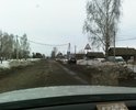 Деревня Нестюкова, главная улица- дорога после бомбёжки.