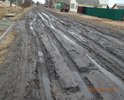 Улица на окраине города. Грунтовая дорога, асфальтное покрытие отсутствует полностью. В весенне-осенний период некоторым жителям приходится оставлять свои автомобили на соседней улице, так как подъезд к месту проживания практически невозможен на автомобилях без полного привода.Передвижение пешком по данному участку порой так же затруднительно.