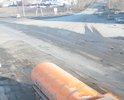 В г. Ачинске Красноярского края убитое дорожное полотно на трассе федерального назначения М-53 с перекрестком ул. Чуприянова на въезде в город (около 500 метров)