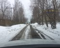 Дорога ведет к школе где учатся более тысячи человек, в межсезонье каша. И опять же это центр города.