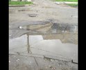 На пересечении Гаражной и Гаврилова в любую погоду уже несколько лет плещет канализация и размывает дорогу. Очень опасно ездить, потому что не видно совершенно, где едешь. Кругом вода и ямы. Пешком перейти дорогу просто нереально.