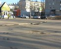 Дыры глубиной до половины колеса.
