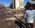 г. Касимов, улица Приокская, дорожное полотно по данному участку полностью разбито.