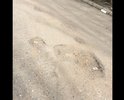 На участке ямы, которые объехать невозможно , сколько себя помню дорога в ужасном состоянии