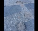 Весь в латках которые отлетают при первом дожде, латка на латке