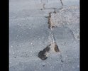 Ужасная дорога, латка на латке еще и кривая