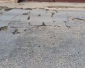 Ужасная дорога, латка на латке еще и кривая