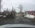 Улица Депутатская, а не скажешь, что она именно депутатская (сарказм). Просто не смог дальше проехать на легковой машине, страшно стало, вдруг забуксую)