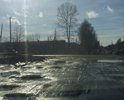 Жителям давно обещают сделать этот участок дороги асфальтированным, а также сделать пешеходную зону и освещение, но уже 7 лет и все безрезультатно, письма в администрацию города не помогают.