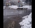 Огромная яма на перекрестке Кирова-Марата