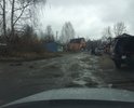Когда-то здесь был хороший асфальт и тротуары, сейчас все пришло в негодность. Вода течет по проезжей части.
